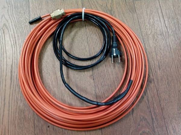 Нагревательный кабель для водопровода  устройство и способы монтажа с фото